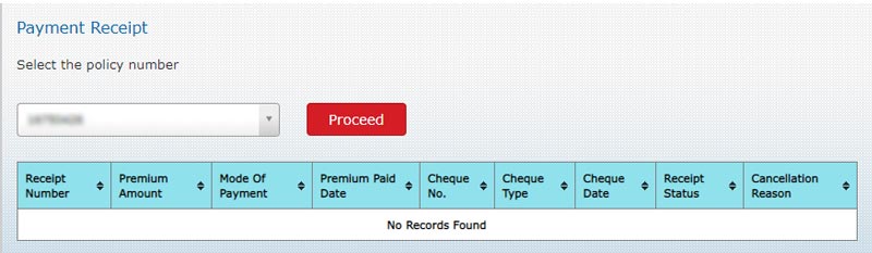 HDFC LIfe Receipt Download