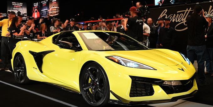 2023 Chevy Corvette Z06 VIN 001 Sells at $3.6 Million for Veterans' Charity