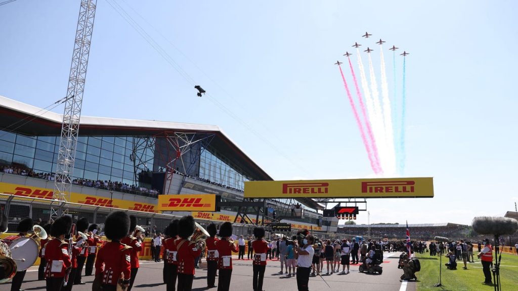 Formula 1 Bans Military Flyovers, But Not In Britain