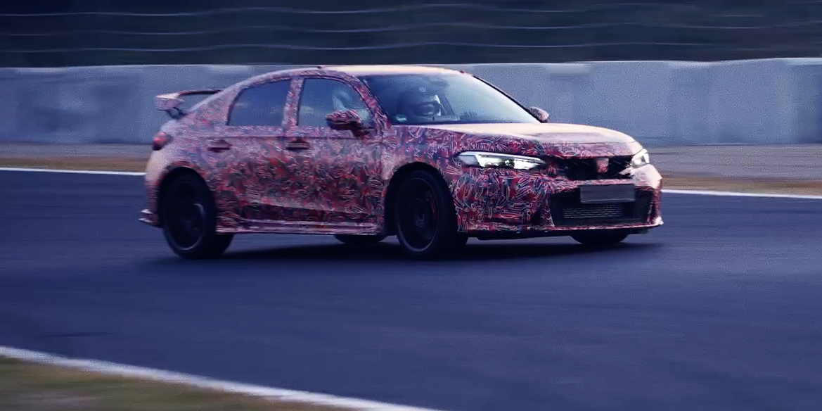 See the 2022 Honda Civic Type R Rip on the Track