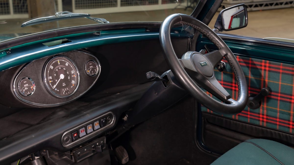 This Gauge Alone Makes The Classic Mini EV An Instant Winner