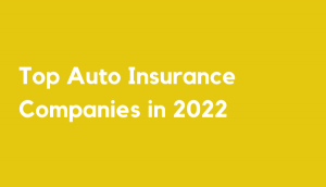 Top Auto Insurance Companies in 2022