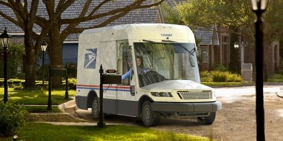 USPS Oshkosh Defense Mail-Delivery Truck Spotted on the Street