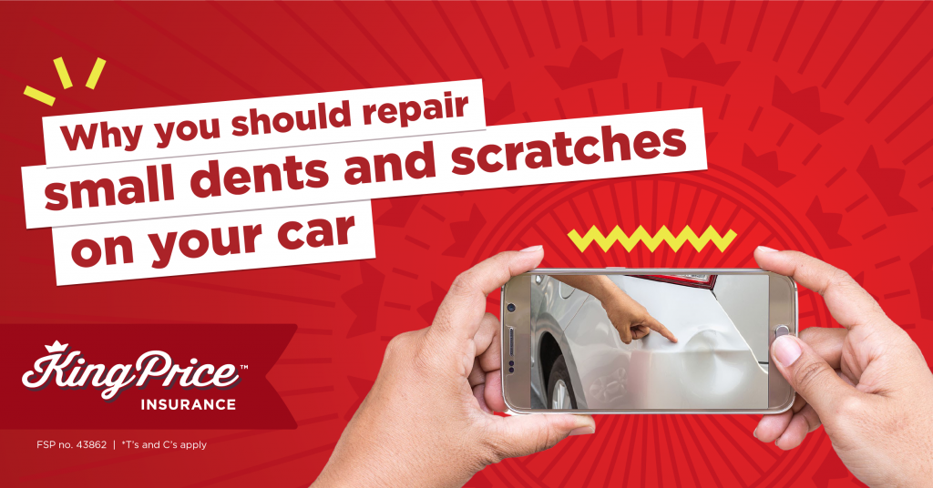 Why you should repair small dents and scratches on your car