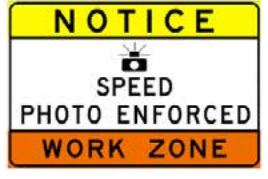 Speed Camera Sign