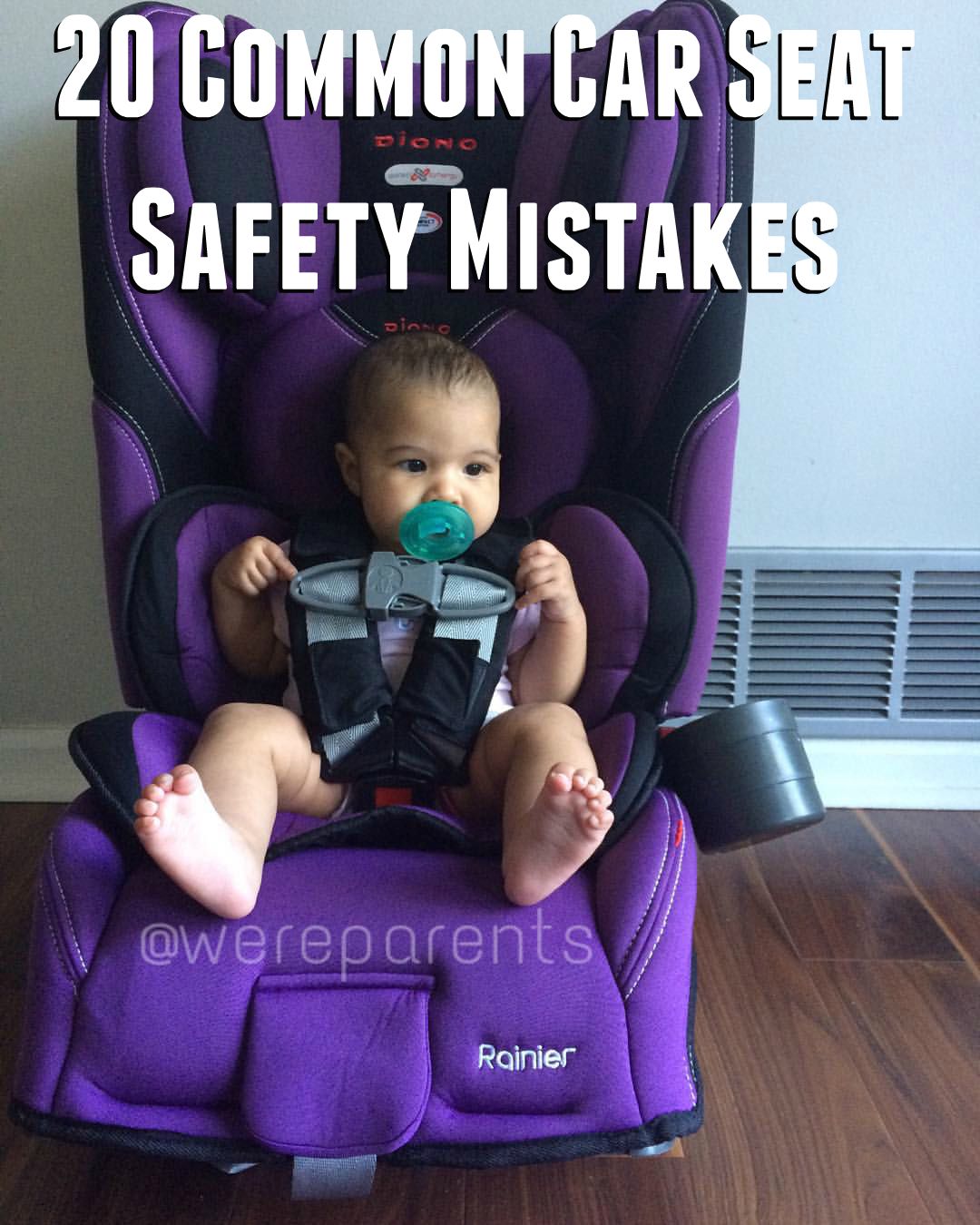 20 common car seat safety mistakes