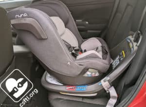 NUNA REVV rear facing lower anchors