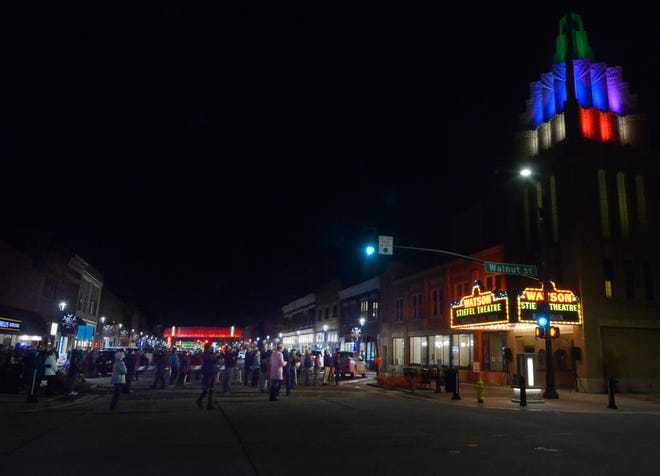 A look at downtown Salina from the corner of Santa Fe Avenue and Walnut Street. Many of the places in the downtown area are small businesses, which could benefit from a program the Salina Area Chamber of Commerce will start for an associated health plan through BlueCross BlueShield of Kansas.