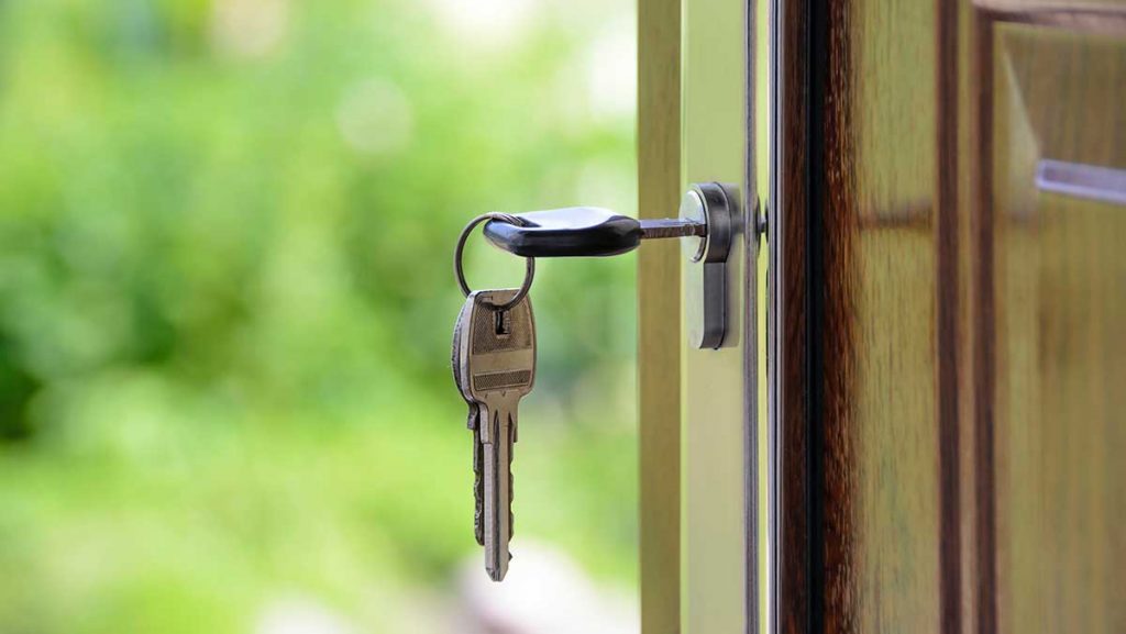 What are the tax benefits of owning a home - keys in home door