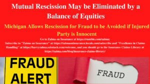 Mutual Rescission May be Eliminated by a Balance of Equities