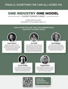 “One Industry One Model” – One Question … Does it Work?