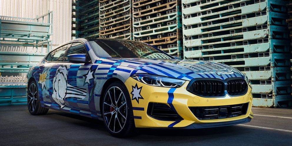 2023 BMW M850i Gran Coupe Gets Colorful Jeff Koons Edition