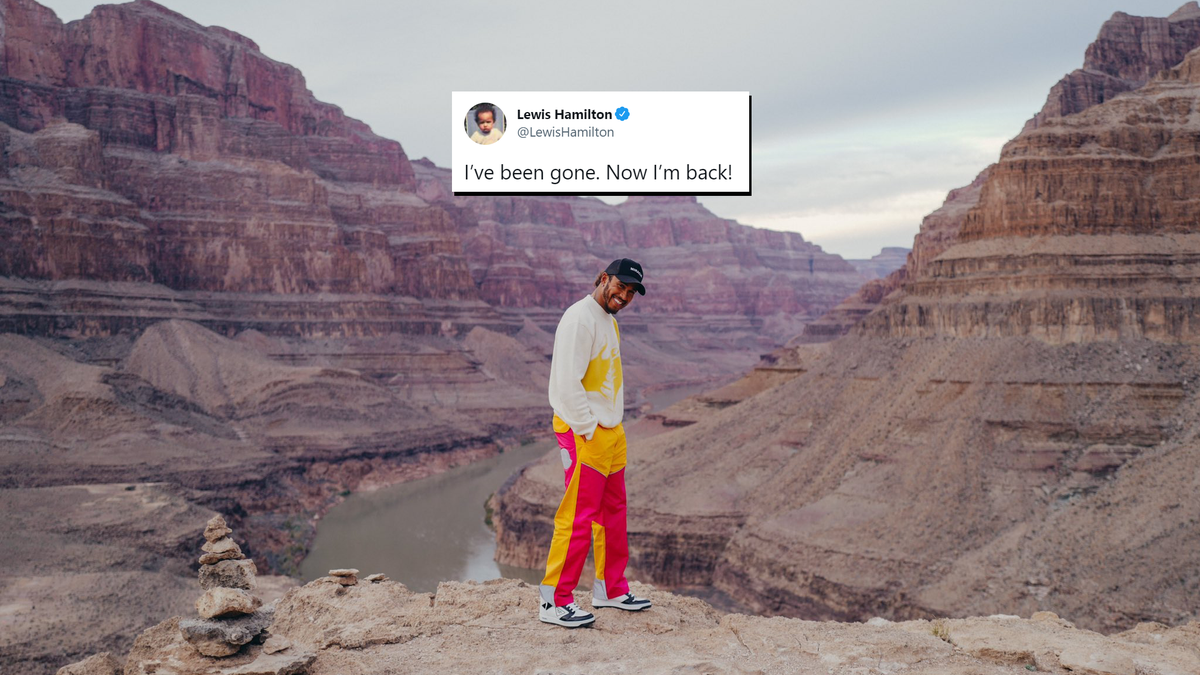 Lewis Hamilton Returns From Social Media Hiatus