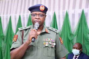 Director-General, NYSC, Major General Shuaibu Ibrahim