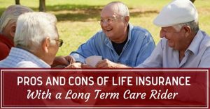 Life insurance long term care rider