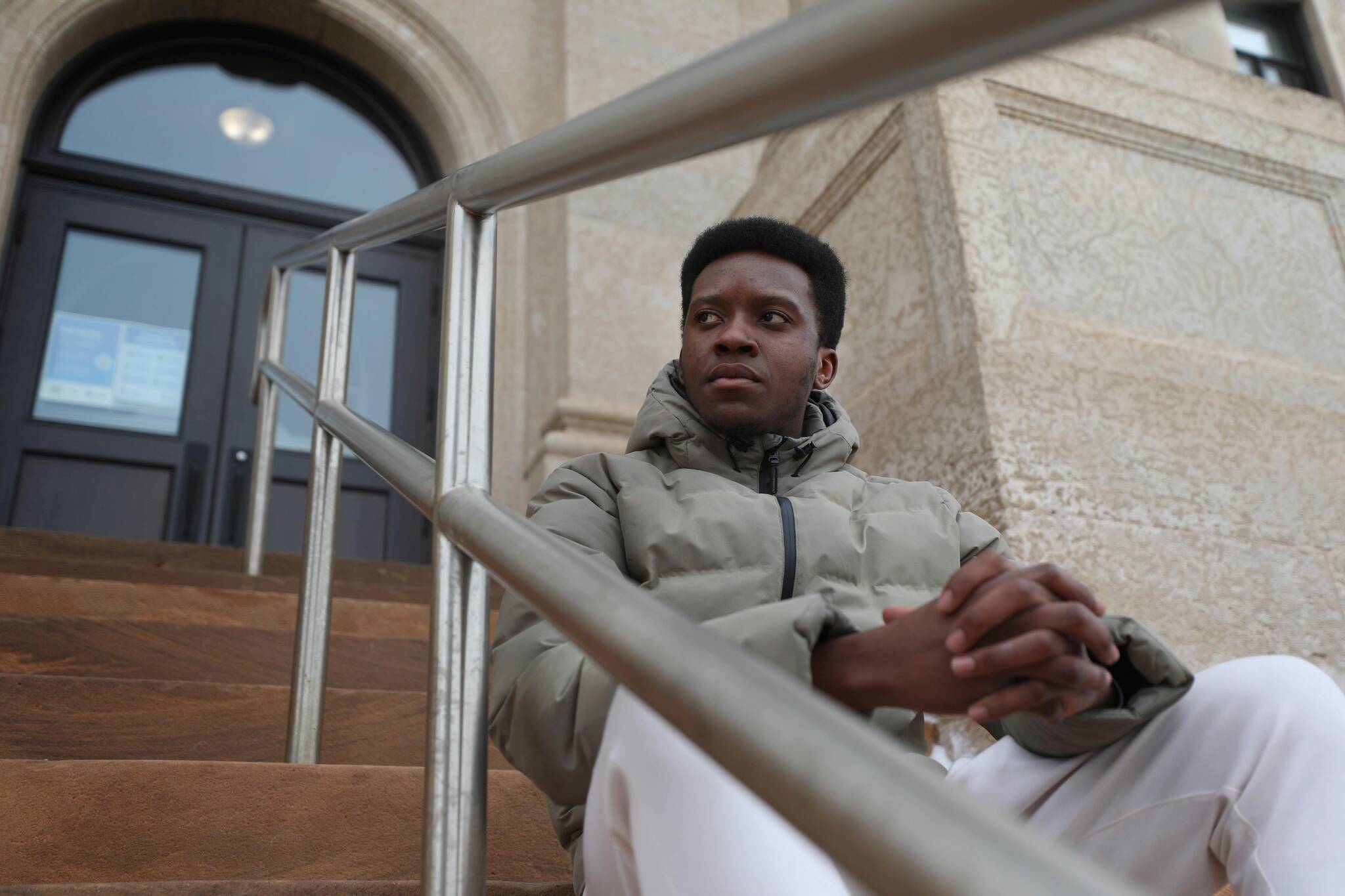 <p>RUTH BONNEVILLE / WINNIPEG FREE PRESS FILES</p><p>Calvin Lugalambi, an International student from Uganda attending engineering classes at the U of M set up a GoFundMe acct to raise $122K for Obiga’s medical bills after he needed surgery. </p>