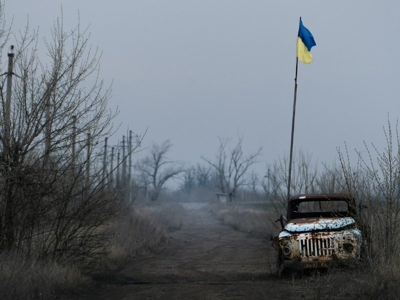 Ukraine war's eastern front.