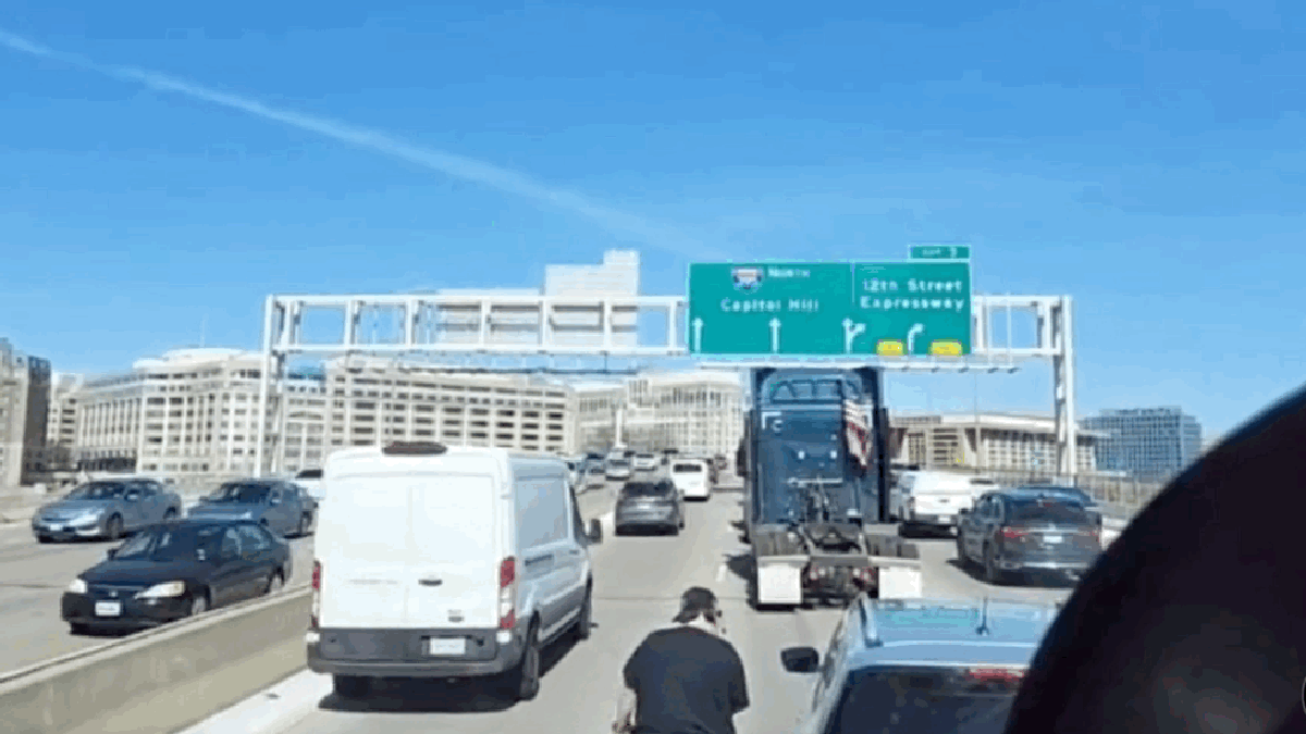 People's Convoy Truckers Threatening Average D.C. Commuters In Drive Through Capital