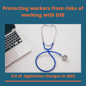 Protecting workers from risks of working with DSE and other office equipment