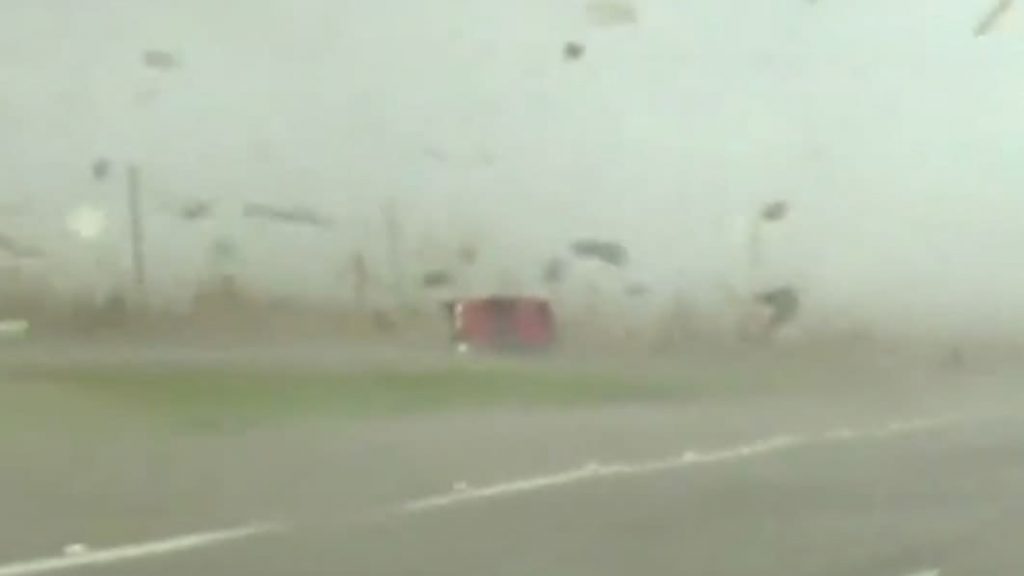 Teen pickup driver describes Texas tornado toss: 'Like a carnival game'