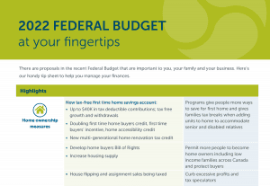 2022 Federal Budget @ your fingertips