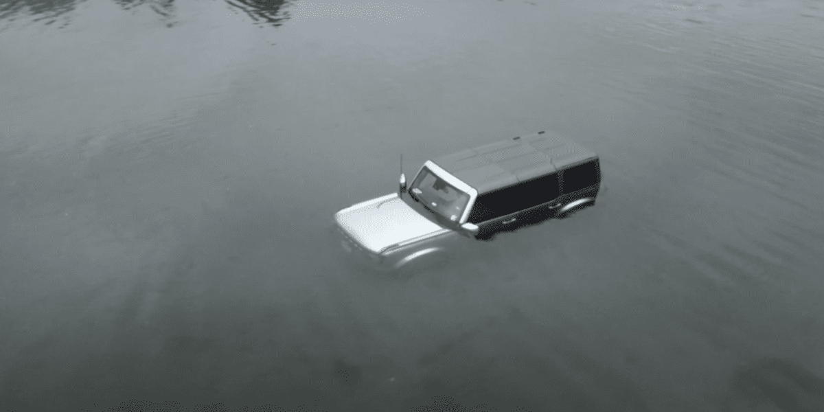 This Ford Bronco Has Been Stuck on a Sandbar for Days