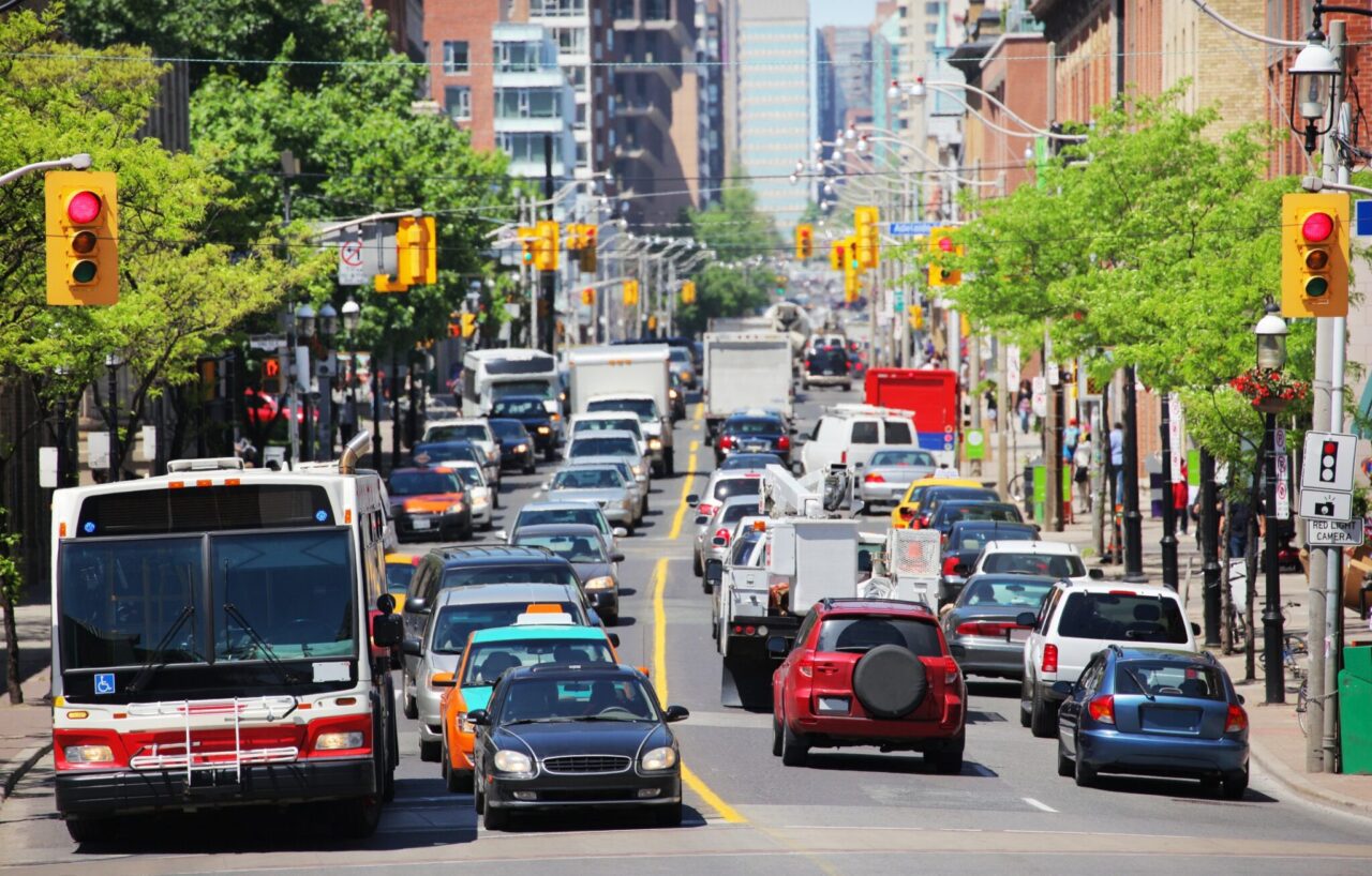 Toronto Urban Summer Traffic