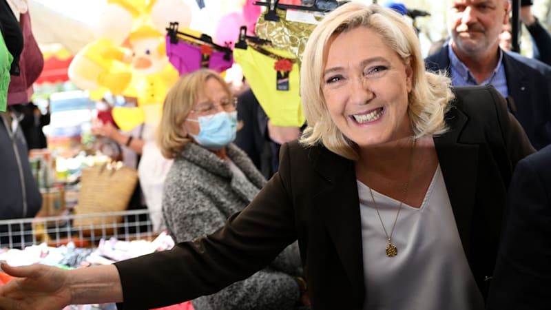 Le Pen puts fuel-tax cut, wind crackdown at heart of France energy plan