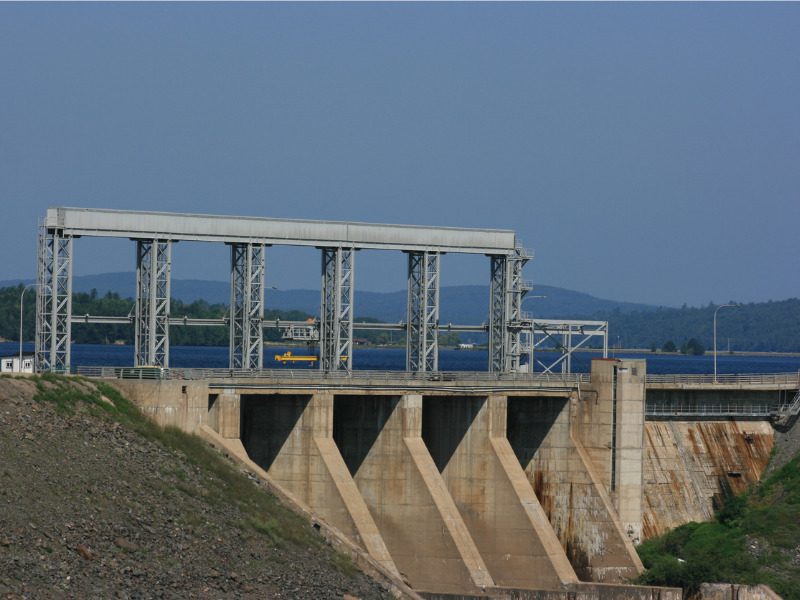 Mactaquac dam in New Brunswick
