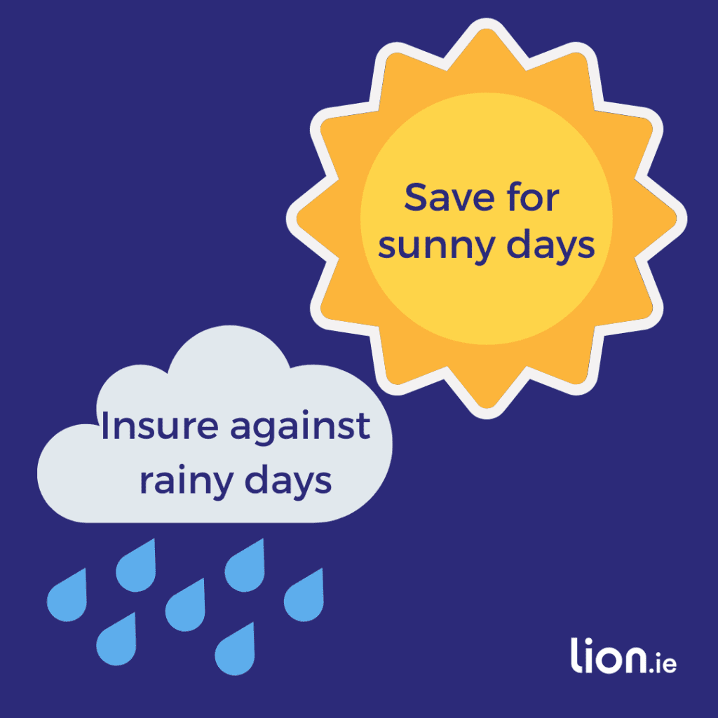 insure against rainy days