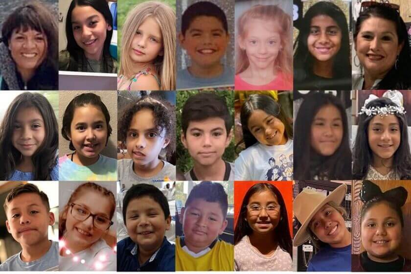 Victims of the Texas elementary school shooting