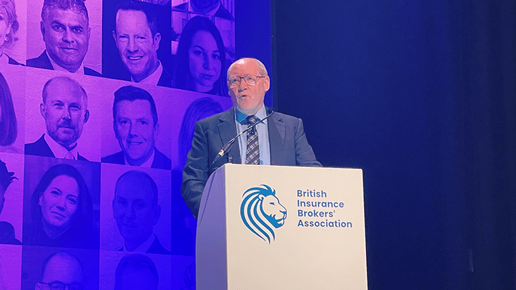 BIBA Chair Jonathan Evans delivers conference speech