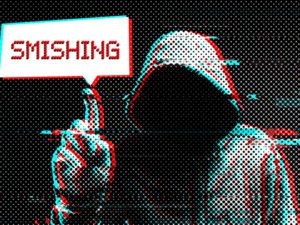 smishing or SMS phishing