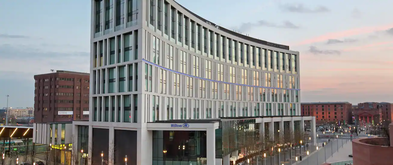 Hotel Exterior at Dusk