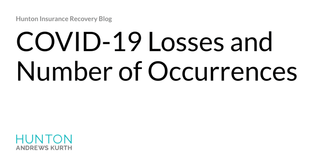 COVID-19 Losses and Number of Occurrences