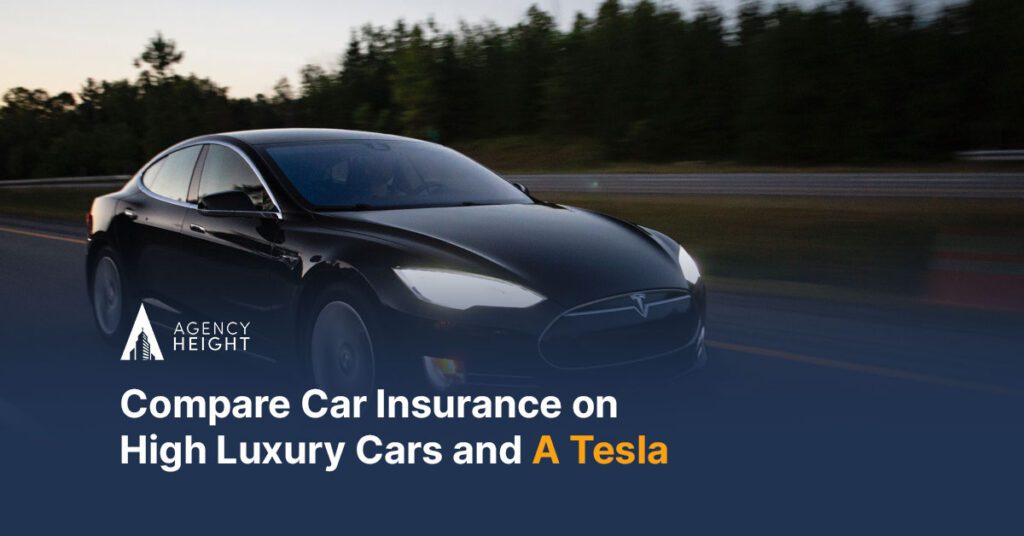 Compare Car Insurance on High Luxury Cars and A Tesla