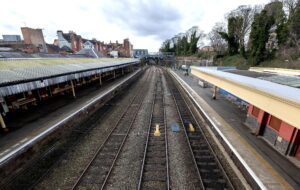 empty train line disruption during the commonwealth games