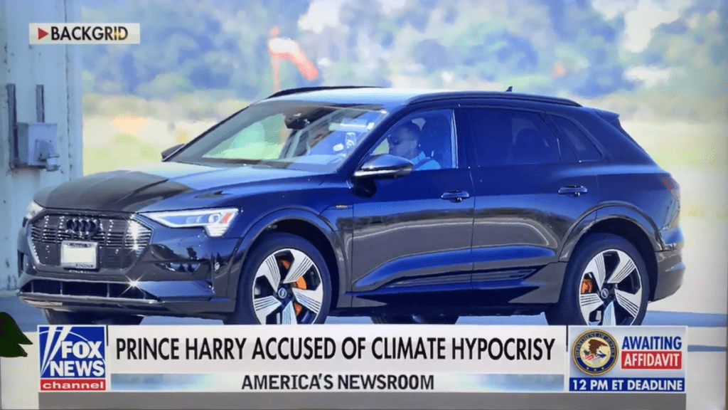 Let's Have a Laugh at Fox News Criticizing Prince Harry's 'Gas-Guzzling' Electric Audi e-Tron SUV