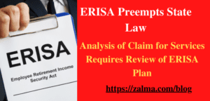 ERISA Preempts State Law