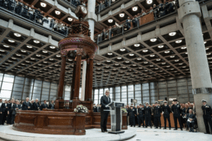 Insurance industry comes together at Lloyd’s to mark Queen’s death