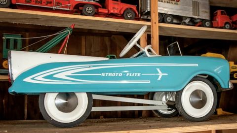 pedal cars elmer's auto and toy museum pedal car display