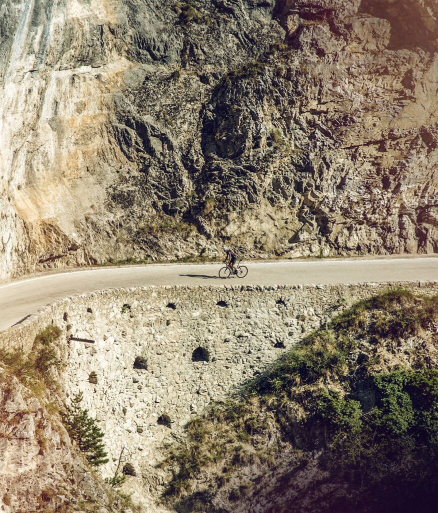 Cycling in Valais, Swiss cycling holidays. Photographer: David Carlier