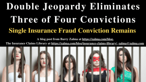 Double Jeopardy Eliminates Three of Four Convictions