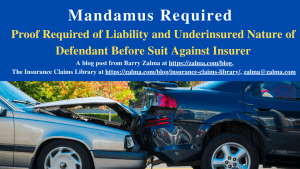 Mandamus Required