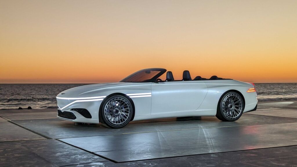 Genesis reveals X Convertible concept in the L.A. sun