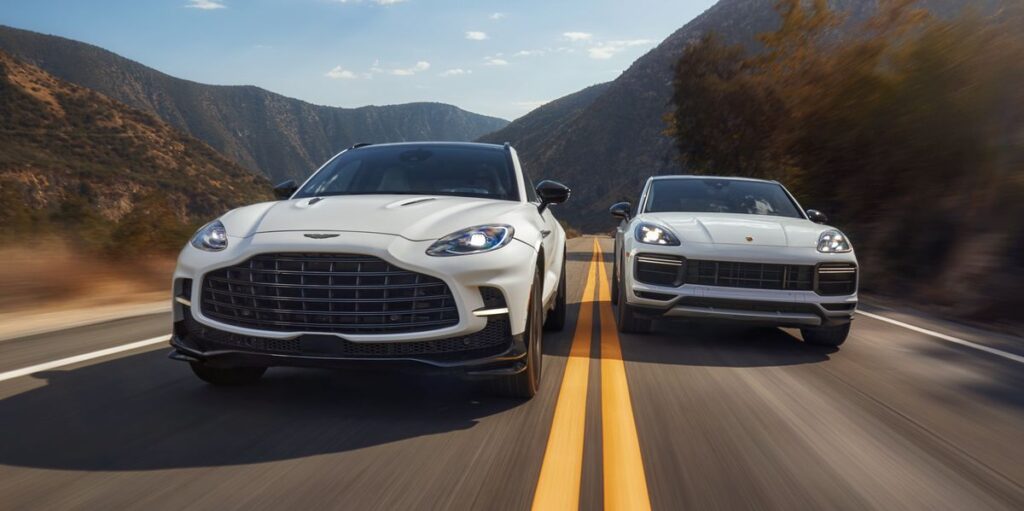 2023 Aston Martin DBX 707 vs. 2022 Porsche Cayenne Turbo GT