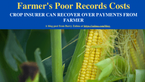Farmer’s Poor Records Costs