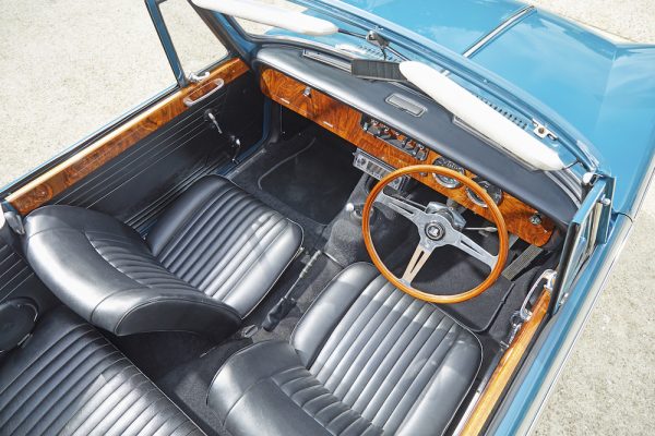 Restored Triumph Herald interior