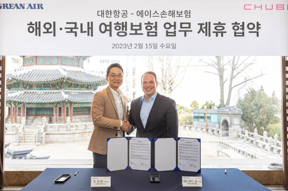 Chubb enters partnership with Korean Air