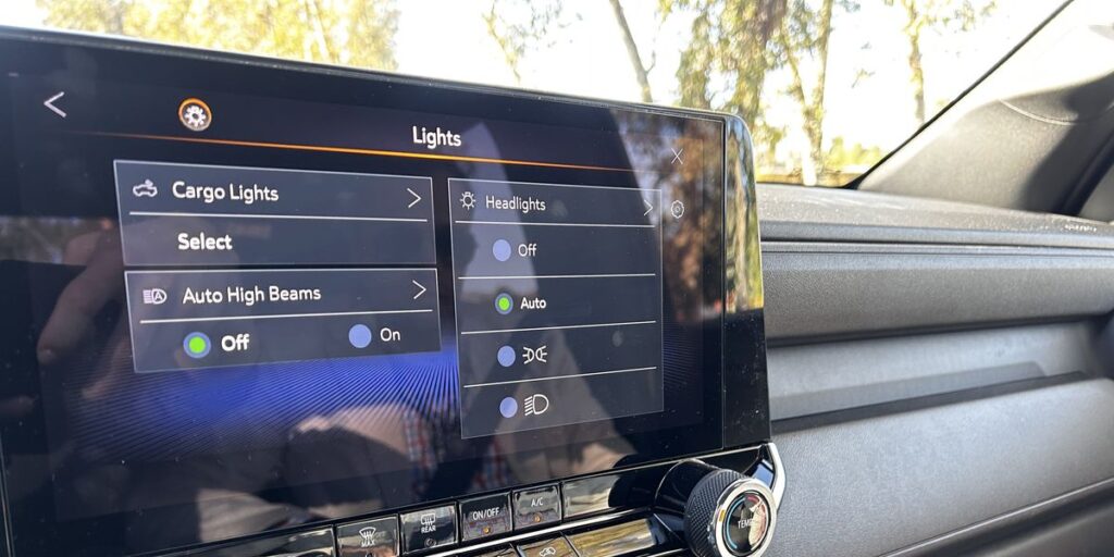 The 2023 Chevy Colorado Has No Physical Light Switch